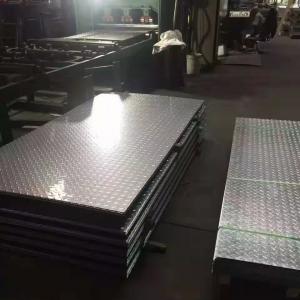 China ASTM 201 304 Stainless Steel Sheet Metal 430 310S 316 321 304 Embossed Checkered Anti Print Finger Perforated supplier