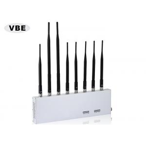 China Wifi Cell Phone Signal Jammer 12 Watts Transmission Power, GPS Wifi Mobile Phone Signal Blocker, Wireless Signal Jammer supplier