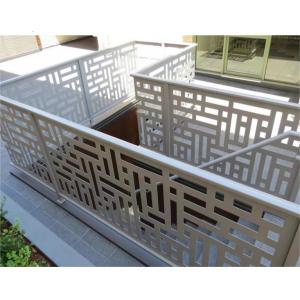 Exterior / Interior Aluminum Stair Railing Heat Insulation Balustrade Handrail