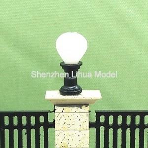 China 1:150scale lawn light---scale miniature lamp post,architectural model lights,fake ground lamp pole ,building lights supplier