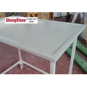 Durable Solid Ceramic Worktops For Lab Experiment Work Station , Grey Color