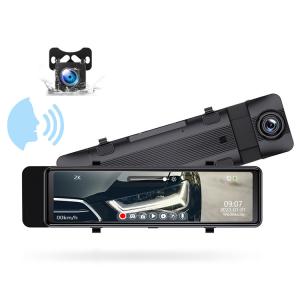 China автомобиль DVR датчика HDR 2K FHD 1080p g двойной экран касания 10,88 IPS дюйма supplier