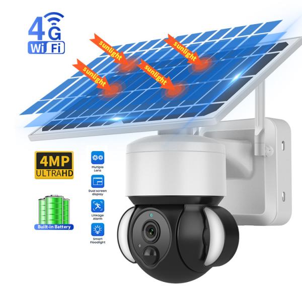 Reflector de Wifi 4G de la vigilancia de HD 3MP PIR Wireless Security Camera System