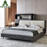 China Villa Upscale Bedroom Sets Home Modern Simple Fabric Upholstered Bed wholesale