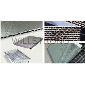 Rot Proof Corrugated Composite Panels Aluminum Panel Curtain Wall Retail Decor