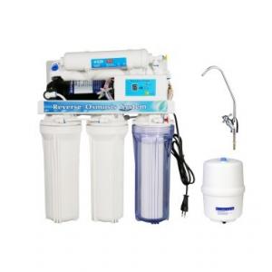 China Manual / Auto Flush Ro Reverse Osmosis Water Filter Home Water Treatment Systems supplier