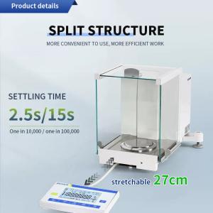 China High Precision Electronic Balance Scale with Linear Error ±0.1mg and Accuracy 0.00001g wholesale