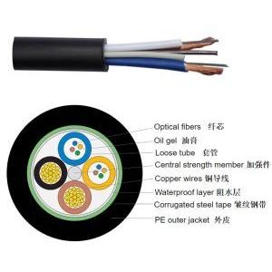 China Hybrid Fiber Cable/Hybrid Fiber Copper Cable/ Hybrid Optical Fiber Cable Copper/OPLC Hybrid Fiber Cable supplier