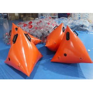 Lightweight Orange Inflatable Race Marker Buoys 0.6 Mm PVC Tarpaulin