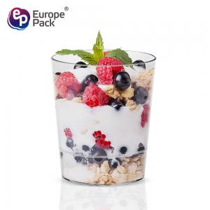 2oz Clear Disposable PS Plastic Smoothie Cup For Yogurt/Smoothie Use