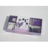Purple lavender fragrance scented tealight candle SPA gift package,incense with
