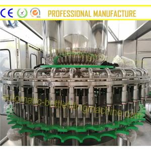 China Lemon / Pineapple Juice Bottle Filling Machine 20000 Bottles Per Hour 1 Year Warranty supplier