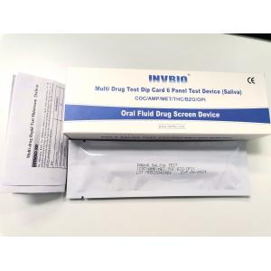 6 Panel Oral FDA Saliva Drug Test Kit For Employment And Insurance Testing