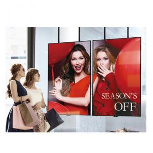 55 Inch Window Lcd Display Touch Screen Shop Storefront Window Display