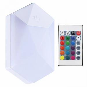 China 10x5.5x2.5cm Colorful Cabinet Led Sensor Light Touch Switch Light With Remote RGB supplier