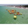 China Mayan Beach Inflatabled Aqua Park / Floating Obstacle Course For Rental wholesale