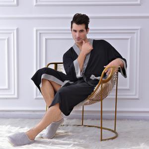 China Bathrobe Mens Sleepwear Xl Xxl Mens Warm Pajama Pants Polyester Fiber supplier
