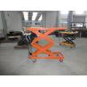 China Manual Double Scissor Lift Table Custom Full 1200mm Handrail Protected wholesale