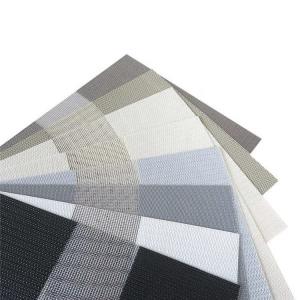 Flame Retardant Polyester Fiber Day And Night Double Layer Blackout Zebra Blinds Fabric