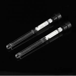 Professional Supplier 8*120mm Disposable Long Type Serum Black Top Esr Blood Test Collection Tube
