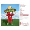 custom design red chilli advertising mascot cartoon cosplay costumes