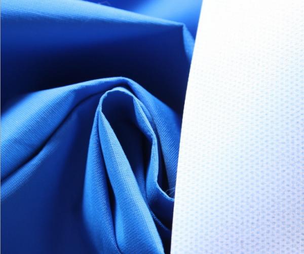 Blue 196T Polyester Taslan Fabric 75 * 160D , Soft Rayon Spandex Knit Fabric