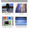 High Accuracy Flat Bed CO2 Laser Cutting Machine / Glass Laser Engraving Machine