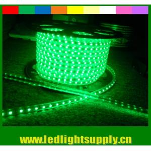 China High lumen SMD5050 220V waterproof IP65 led neon flexible strip green supplier
