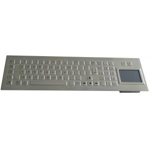 China 81 Keys Industrial Keyboard With Touchpad Laser Engraved Graphics PS/2 Or USB Interface supplier