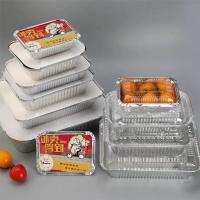 China Food Grade 8011 Take Away Trays Food Packaging Aluminum Foil Container on sale