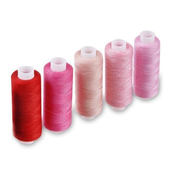 Custom household mini colorful spool polyester sewing thread for clothes