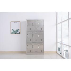 SS Nine Doors Medical Supply Cabinet  Fireproof Medical Storage Cupboards