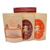 Recyclable Kraft Barrier Pouches 80-180 Mic Stand Up Pouch With Zipper