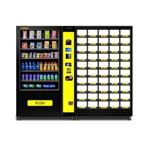 OEM Fresh Fruit Vending Machine Combo With Locker 4G Network