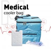 China Green Soft Side Cooler 15L Injection Cooler Bag For Blood Transportation on sale