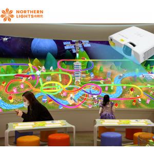 China Magic Digital Painting Interactive Gaming Projector System Wall Projection supplier