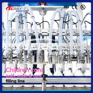 China PLC Control Thick Liquid Dishwashing Liquid Filling Machine 300-1000ml supplier