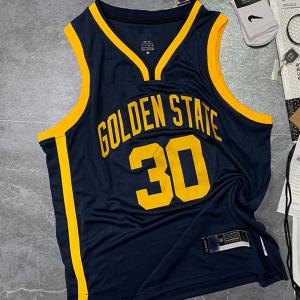 30 NBA Curry Black Basketball Jersey 100% Polyester