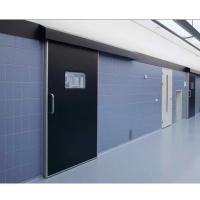 China SUS304 ICU Hospital Sliding Door Stainless Steel Clean Room Door Single Swing on sale