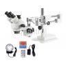 Stereo Optical Microscope Zoom Ratio , Trinocular Stereo Microscope With Camera