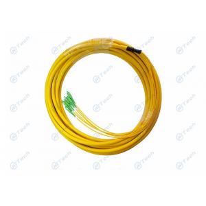 China 9/125μM Fiber Optic Pigtail Single Mode Fanout 6 Cores SC/APC UPC Polishing Type supplier