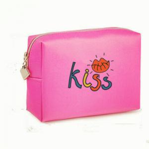 Hot selling cosmetic bag with printed design.