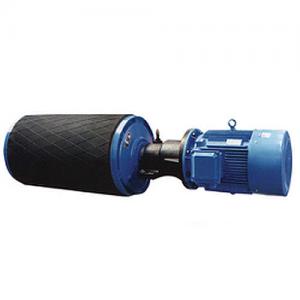 Rhombic Rubber Lagging External Motor Drive Conveyor Drive Pulley