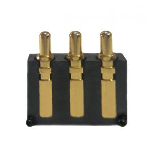 China High Accuracy 3 Pin Battery Connector Phosphor Bronze Material Long Durability supplier
