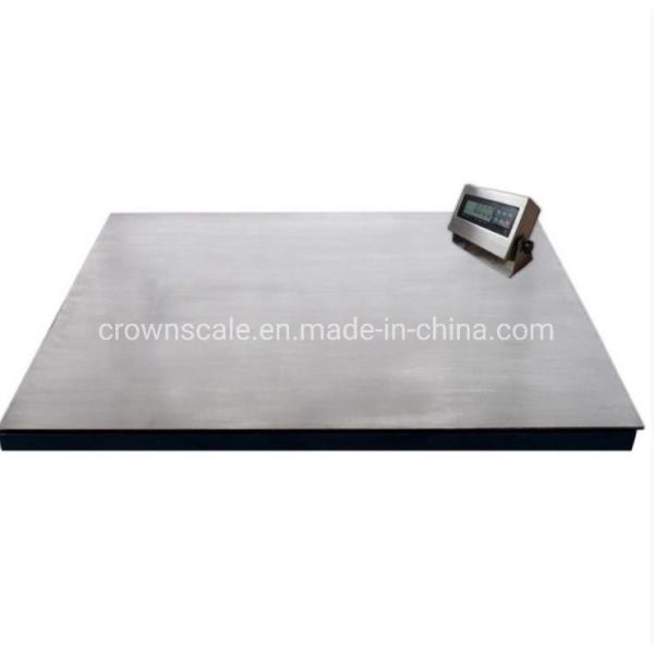                  Digital Electronic LED/LCD Display Type and Carbon Steel and Checkered Platform Floor Balance Scale             