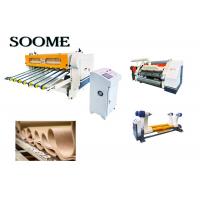 China Steam Heating 1800mm Corrugated Cardboard Production Line Single Layers Box Making Machine on sale
