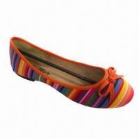 Foldable ballerina , textile upper with TPR sole, various colors available