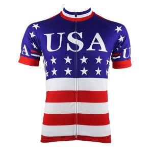 China Quick Dry Customized 140 GSM Cycling Sports Jersey supplier