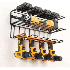 Rectangle Wall Mounted Tool Storage Rack for Garage Organization and Space Saving