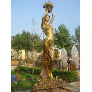 China 2015 hot selling products bronze figure sculpture for lady supplier
